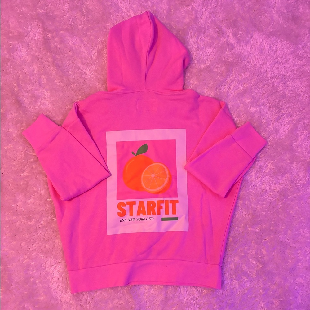 Starfit pink new york sweatshirt